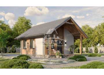 Проект небольшого одноэтажного домика для отдыха - LK-325