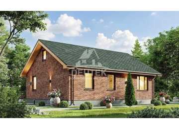 Проект жилого одноэтажного дома с площадью до 150 кв м - LK-371