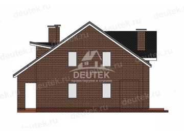 Проект загородного двухэтажного дома с размерами 10 м на 14 м - LK-330