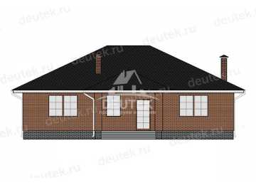 Проект жилого одноэтажного дома с площадью до 150 кв м - LK-333