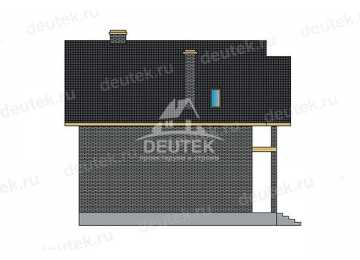 Проект квадратного двухэтажного дома с четырьмя спальнями - LK-356