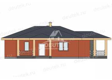 Проект загородного одноэтажного дома с площадью до 150 кв м - LK-359